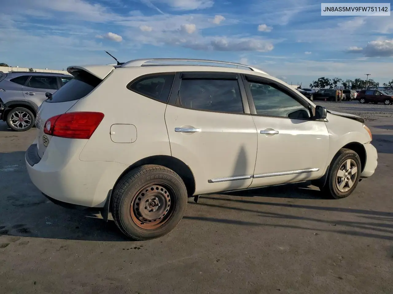 JN8AS5MV9FW751142 2015 Nissan Rogue Select S