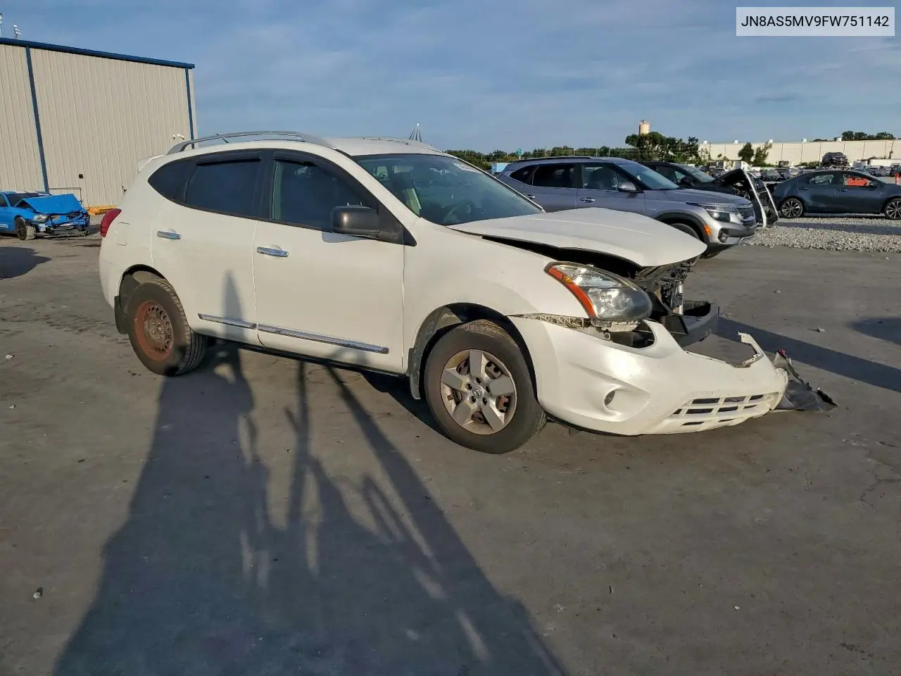 JN8AS5MV9FW751142 2015 Nissan Rogue Select S