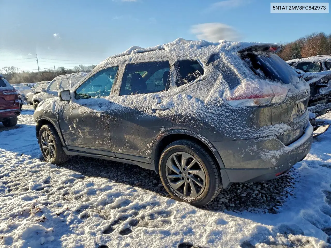 5N1AT2MV8FC842973 2015 Nissan Rogue S