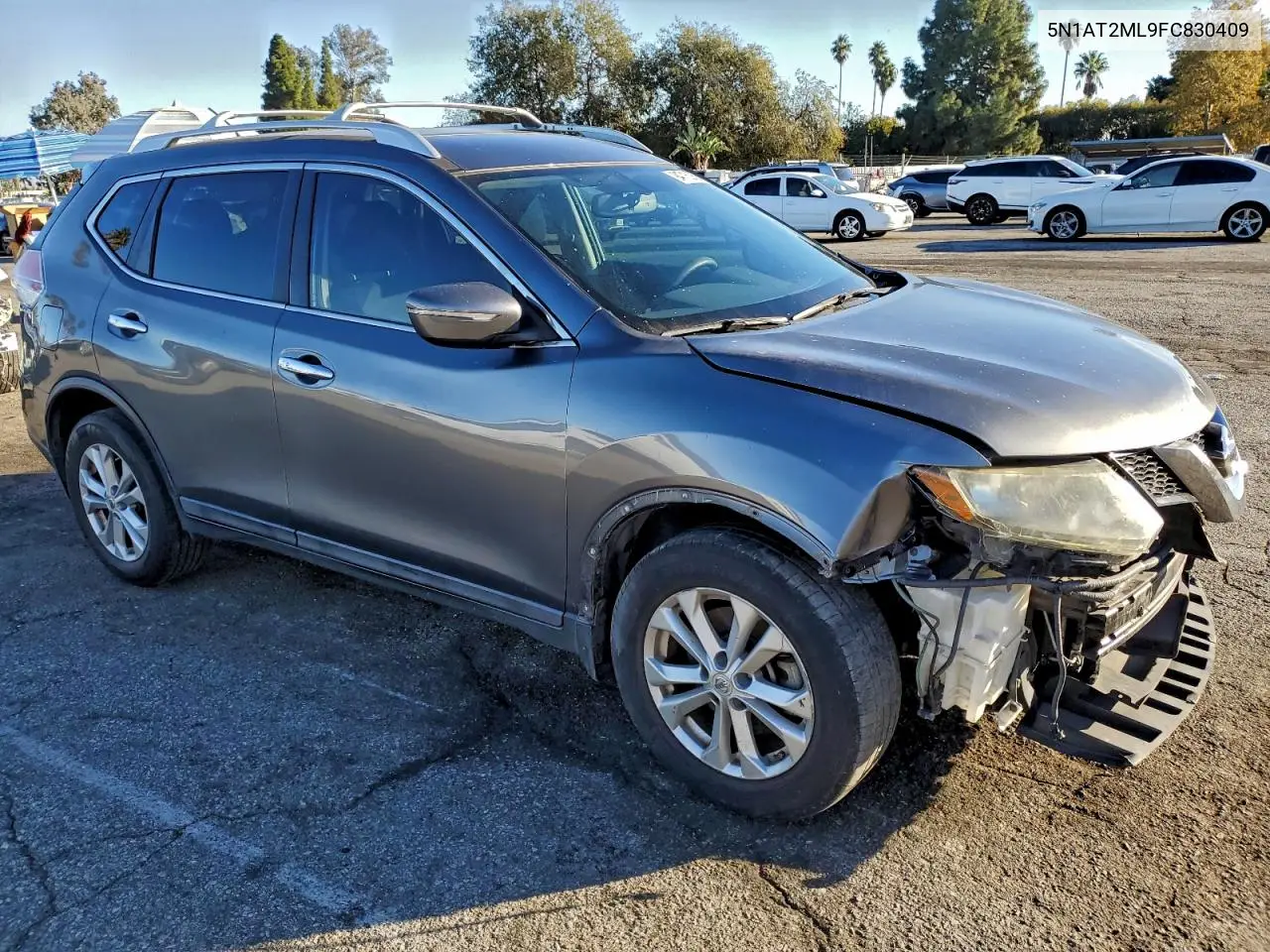 5N1AT2ML9FC830409 2015 Nissan Rogue S