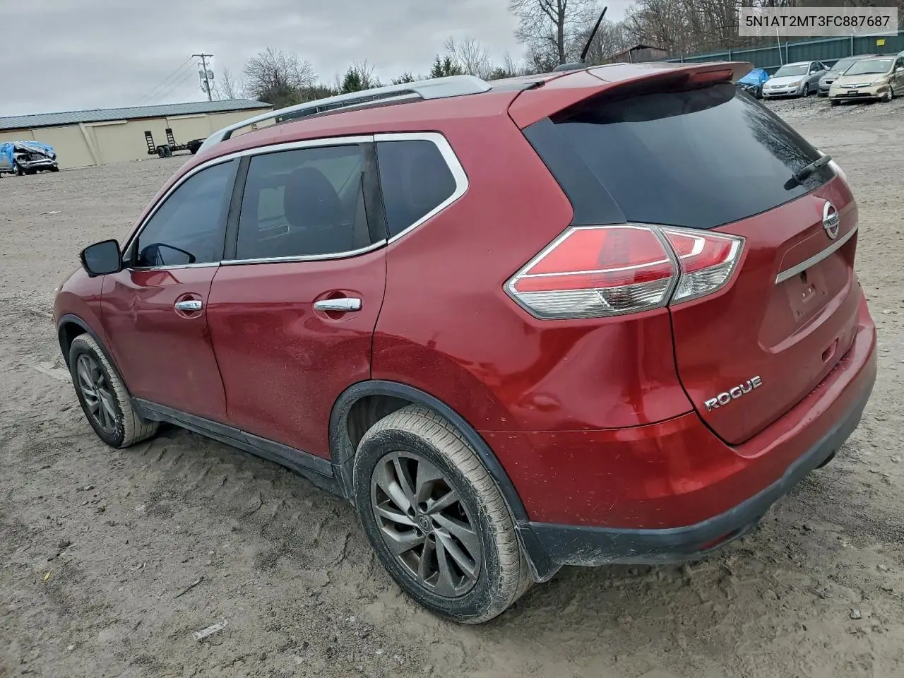 5N1AT2MT3FC887687 2015 Nissan Rogue S