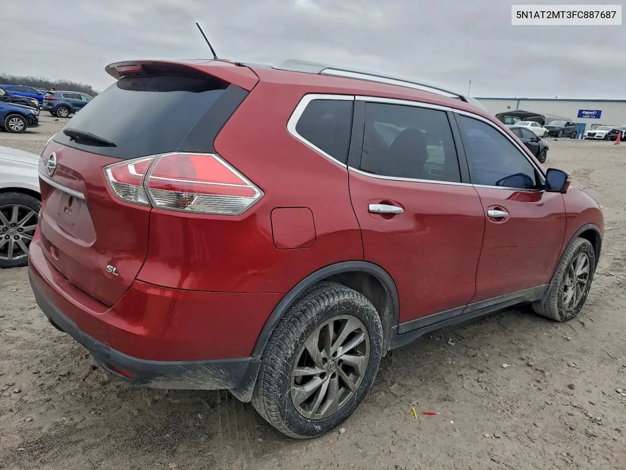 5N1AT2MT3FC887687 2015 Nissan Rogue S
