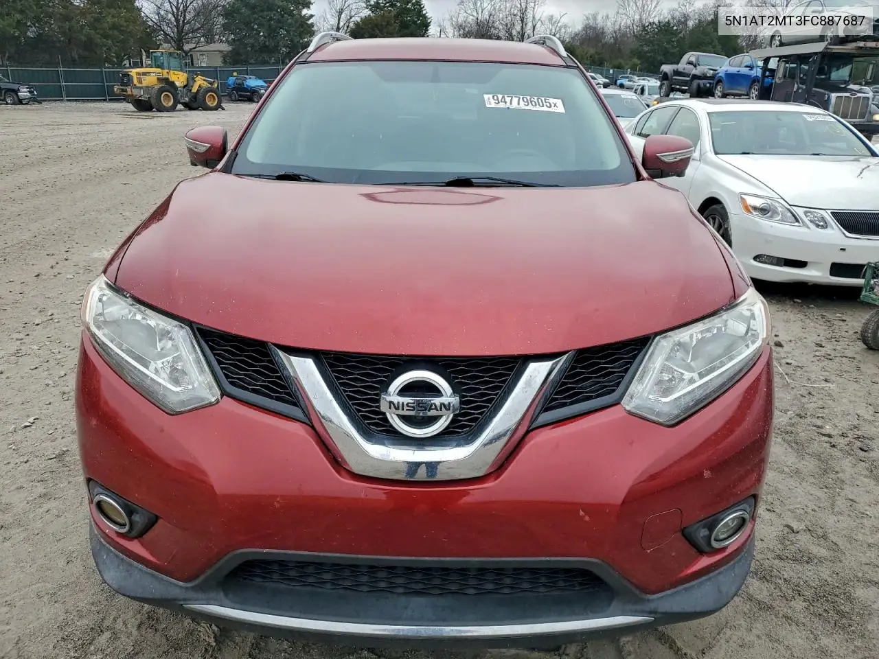 5N1AT2MT3FC887687 2015 Nissan Rogue S
