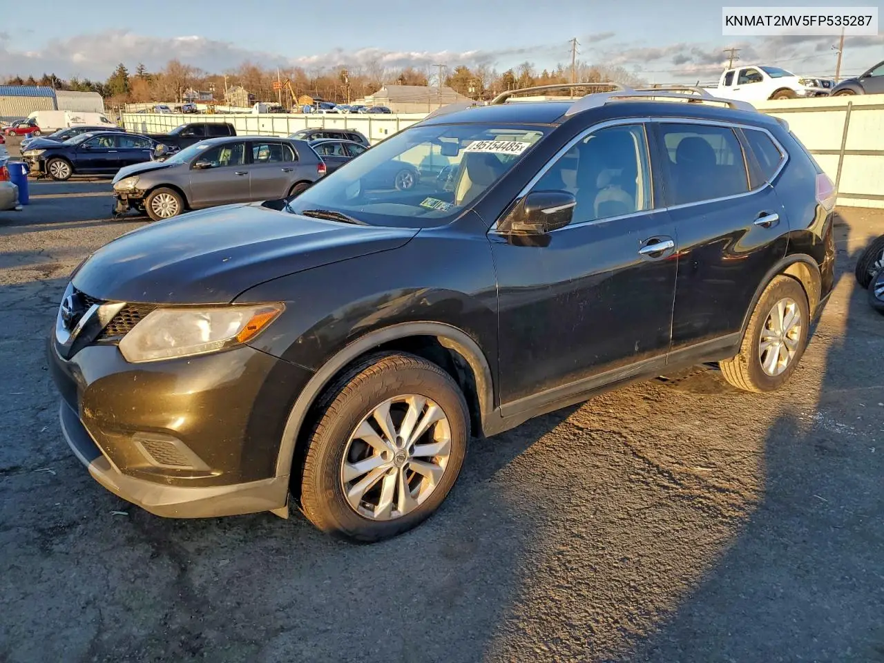 KNMAT2MV5FP535287 2015 Nissan Rogue S