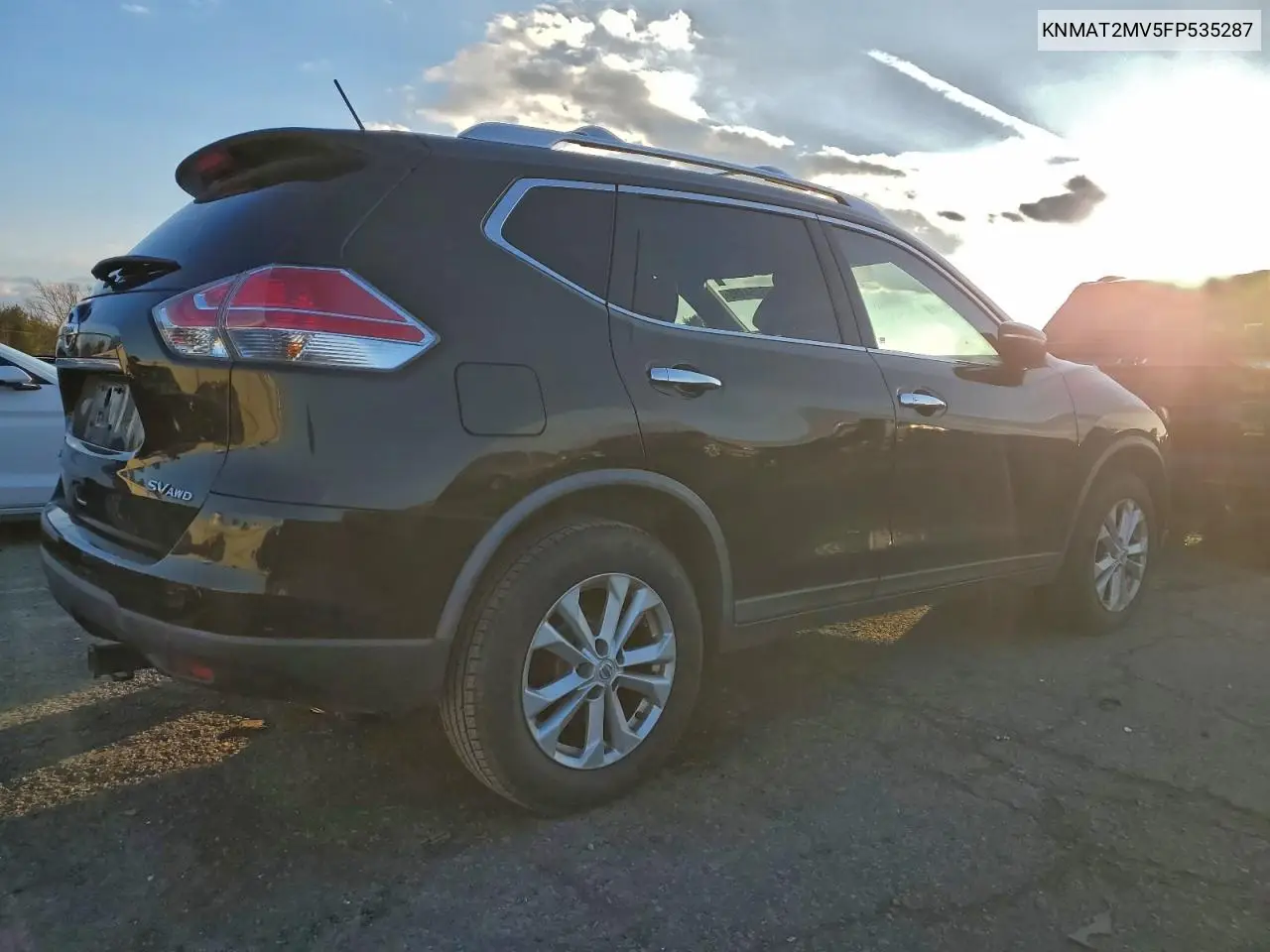 KNMAT2MV5FP535287 2015 Nissan Rogue S