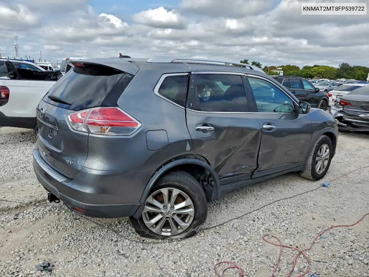 KNMAT2MT8FP539722 2015 Nissan Rogue S