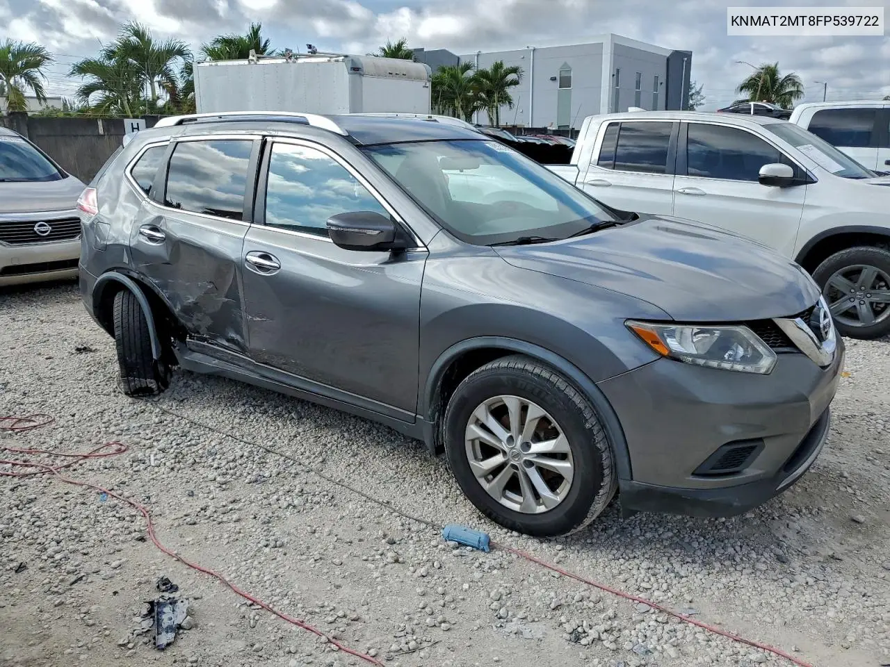 KNMAT2MT8FP539722 2015 Nissan Rogue S