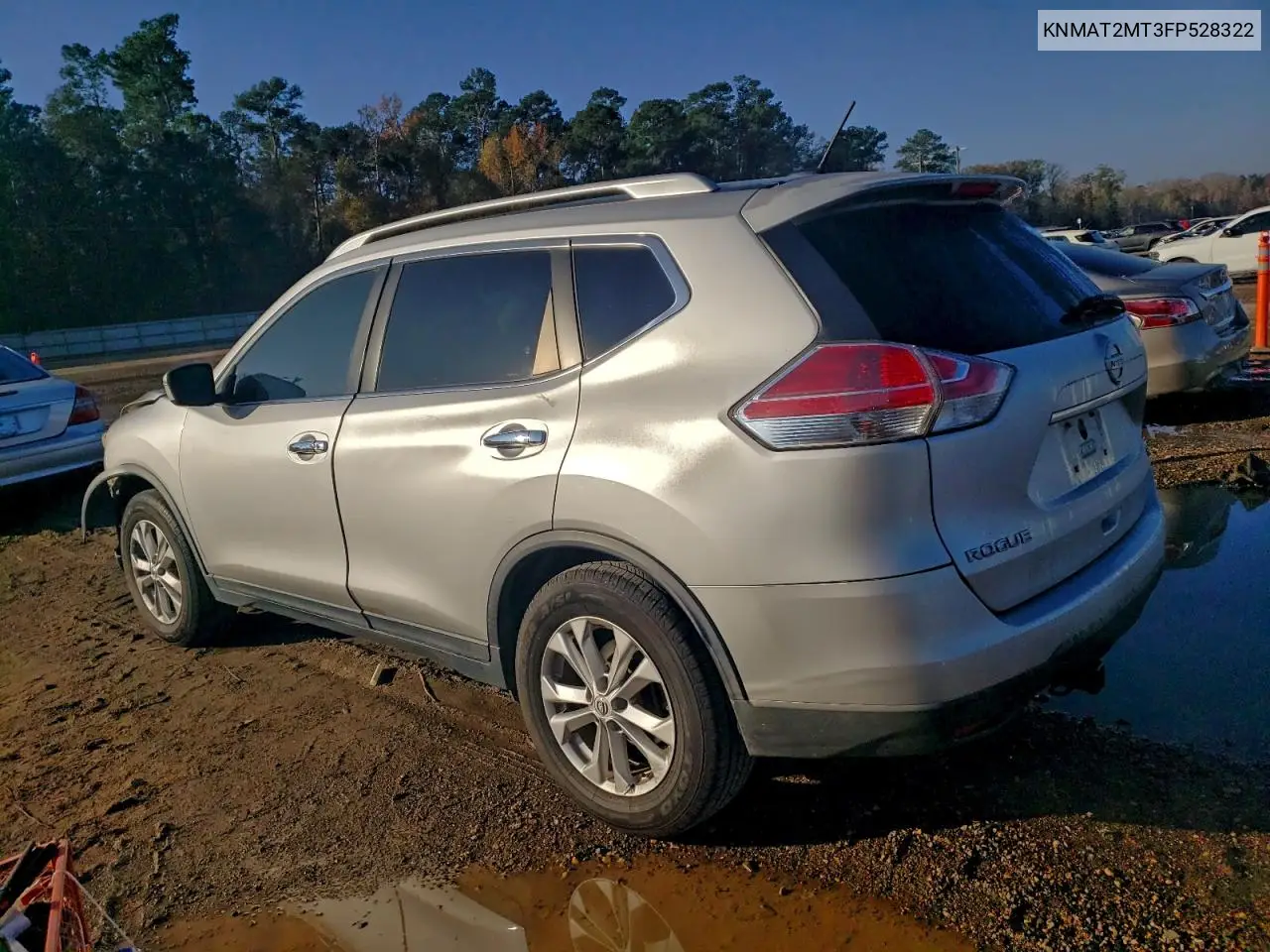 KNMAT2MT3FP528322 2015 Nissan Rogue S