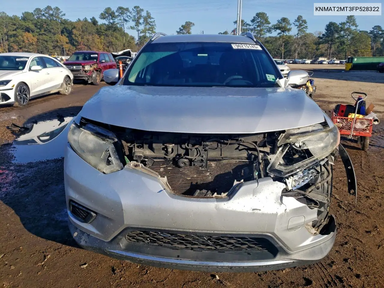 KNMAT2MT3FP528322 2015 Nissan Rogue S