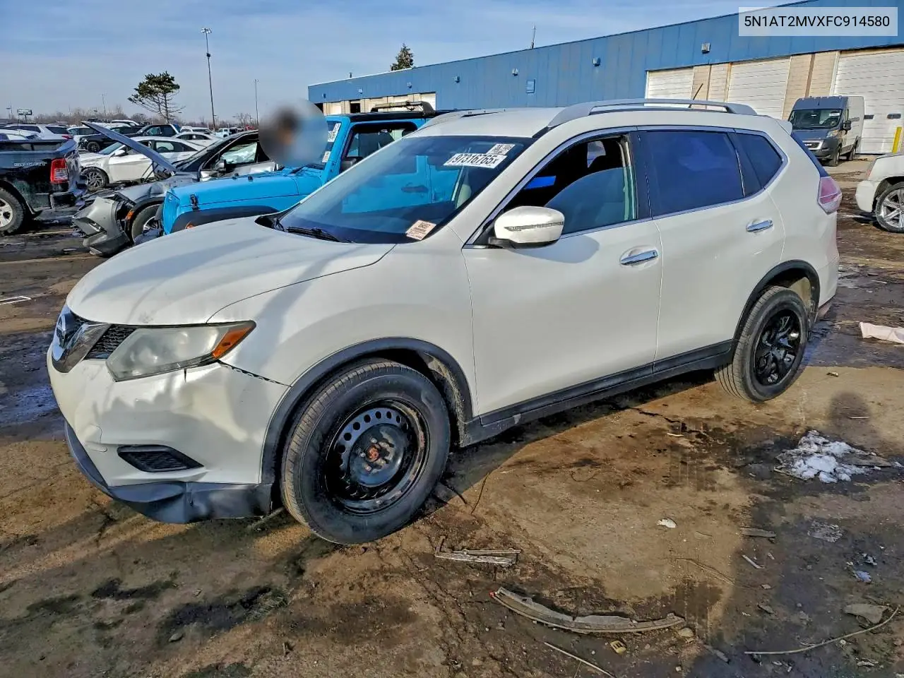 5N1AT2MVXFC914580 2015 Nissan Rogue S