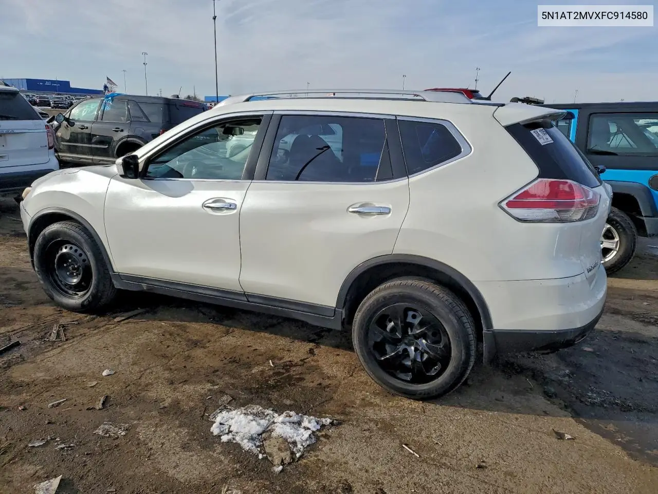 5N1AT2MVXFC914580 2015 Nissan Rogue S