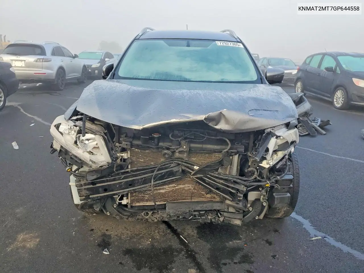 KNMAT2MT7GP644558 2016 Nissan Rogue Sv