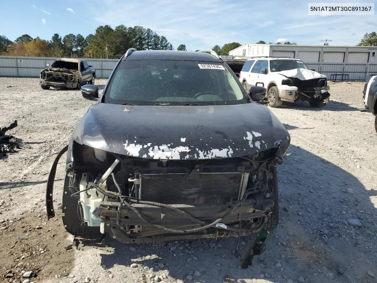 5N1AT2MT3GC891367 2016 Nissan Rogue S