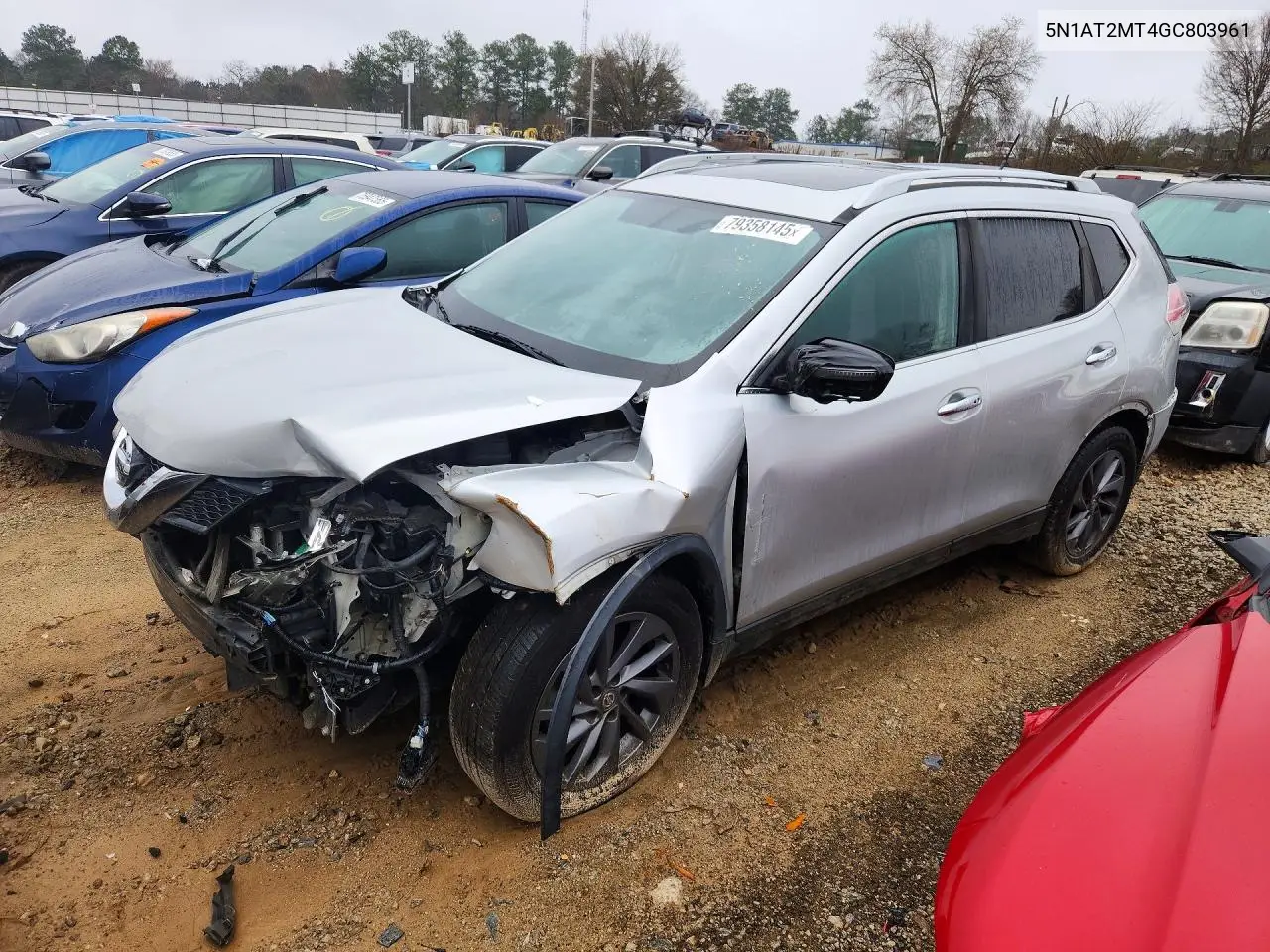 5N1AT2MT4GC803961 2016 Nissan Rogue S