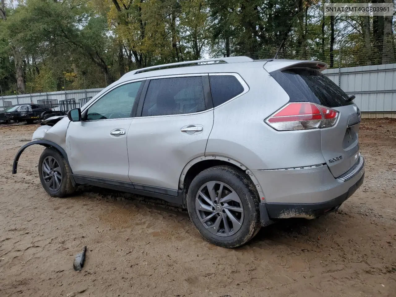 5N1AT2MT4GC803961 2016 Nissan Rogue S