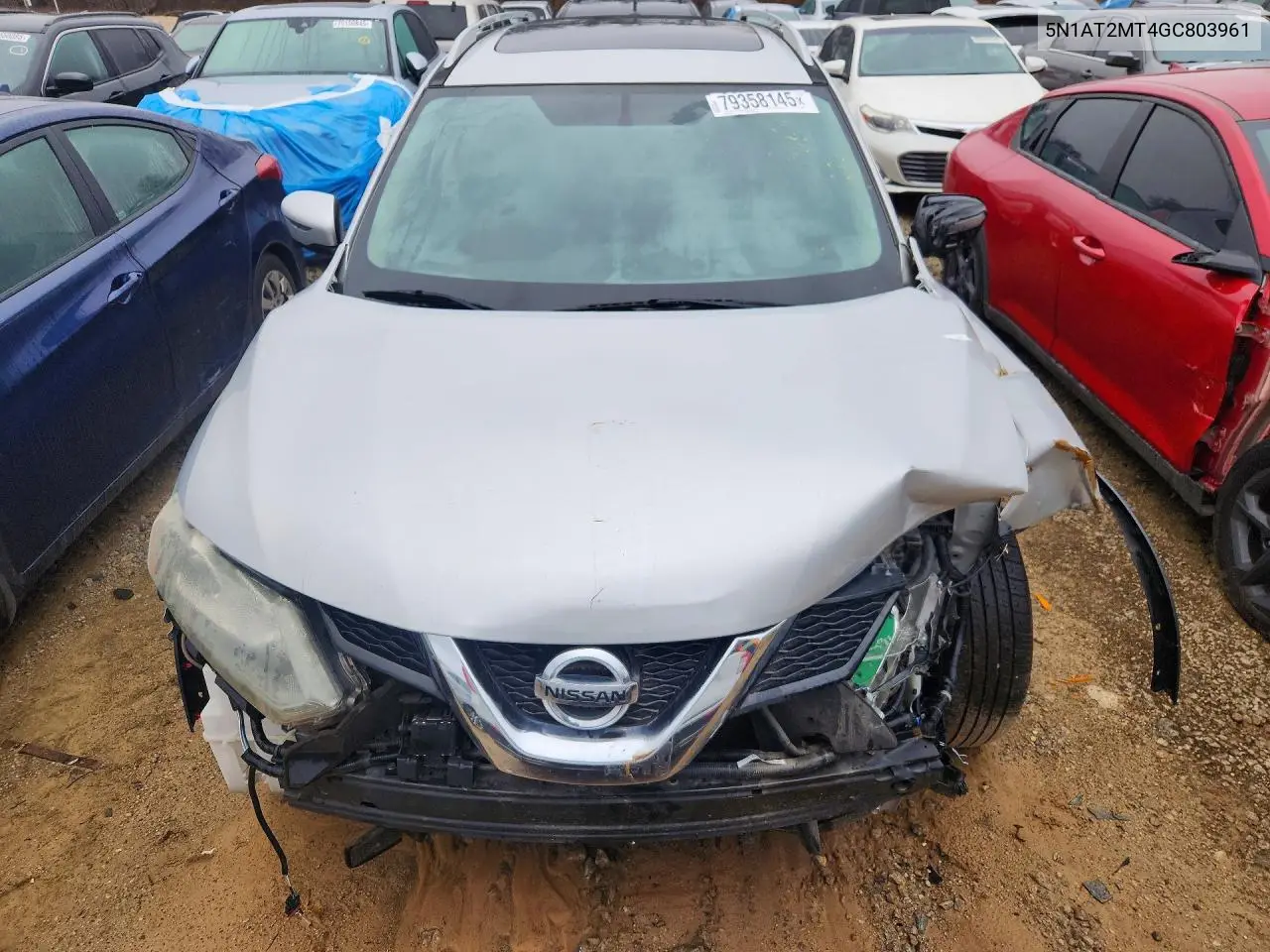 5N1AT2MT4GC803961 2016 Nissan Rogue S