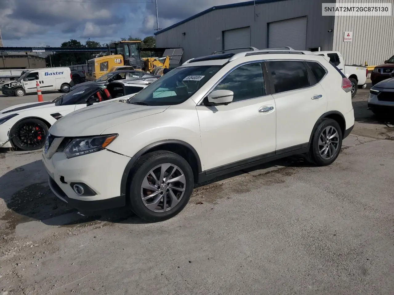 5N1AT2MT2GC875130 2016 Nissan Rogue S
