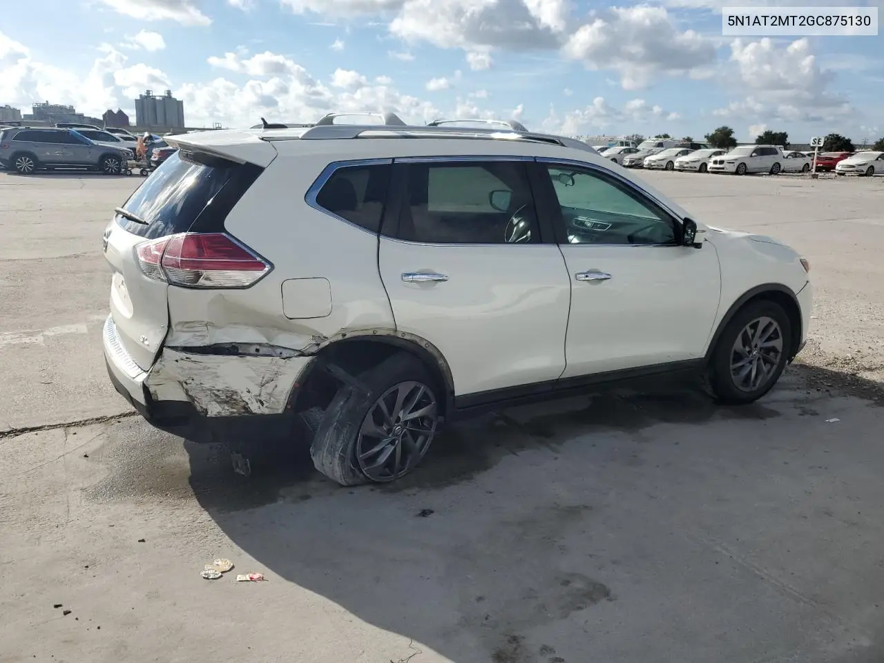 5N1AT2MT2GC875130 2016 Nissan Rogue S