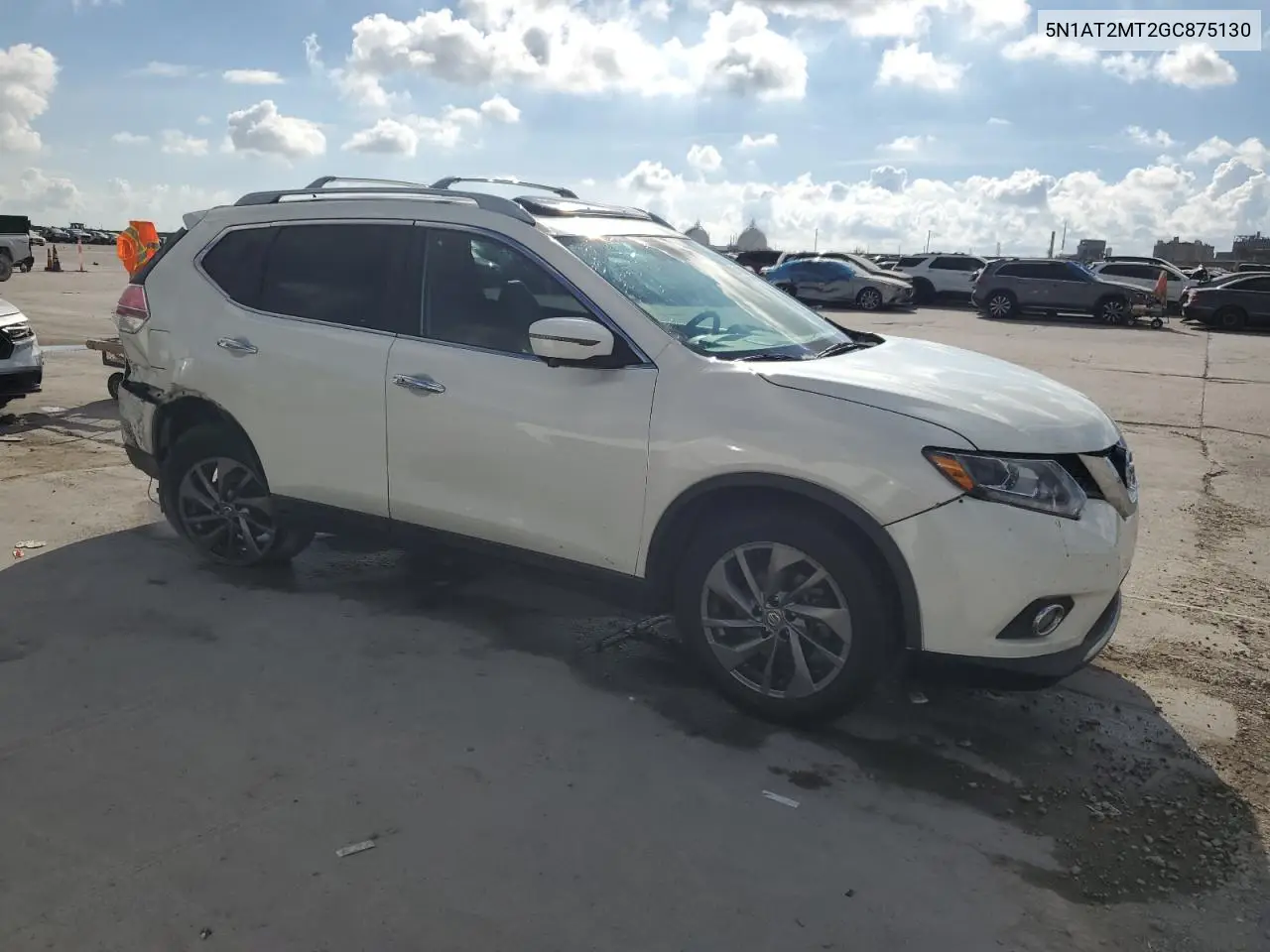 5N1AT2MT2GC875130 2016 Nissan Rogue S