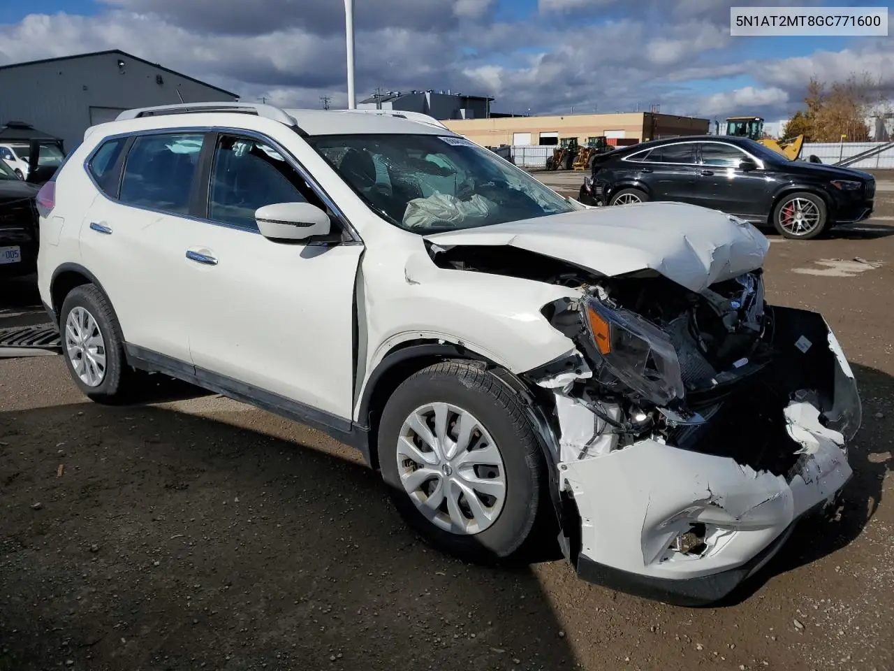 5N1AT2MT8GC771600 2016 Nissan Rogue S