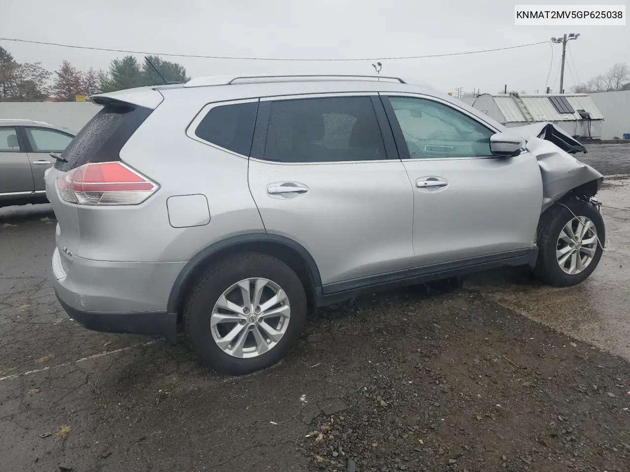 KNMAT2MV5GP625038 2016 Nissan Rogue S