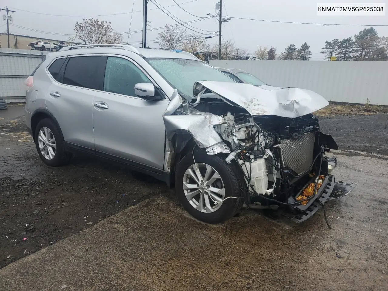 KNMAT2MV5GP625038 2016 Nissan Rogue S