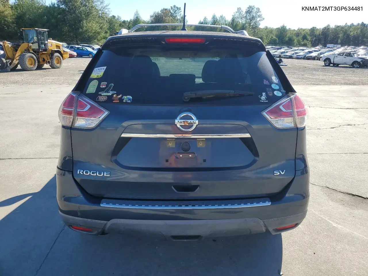 KNMAT2MT3GP634481 2016 Nissan Rogue S