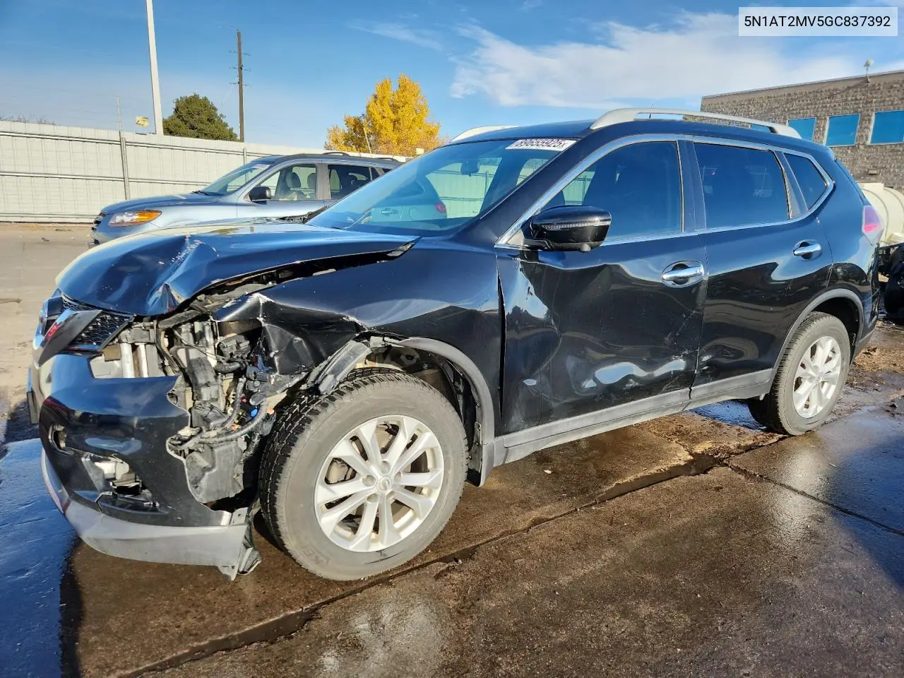 5N1AT2MV5GC837392 2016 Nissan Rogue S