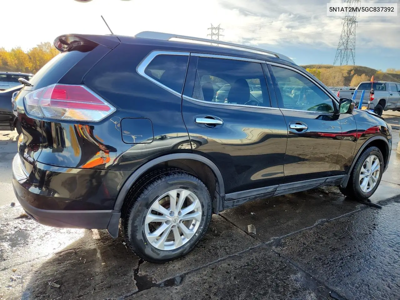 5N1AT2MV5GC837392 2016 Nissan Rogue S