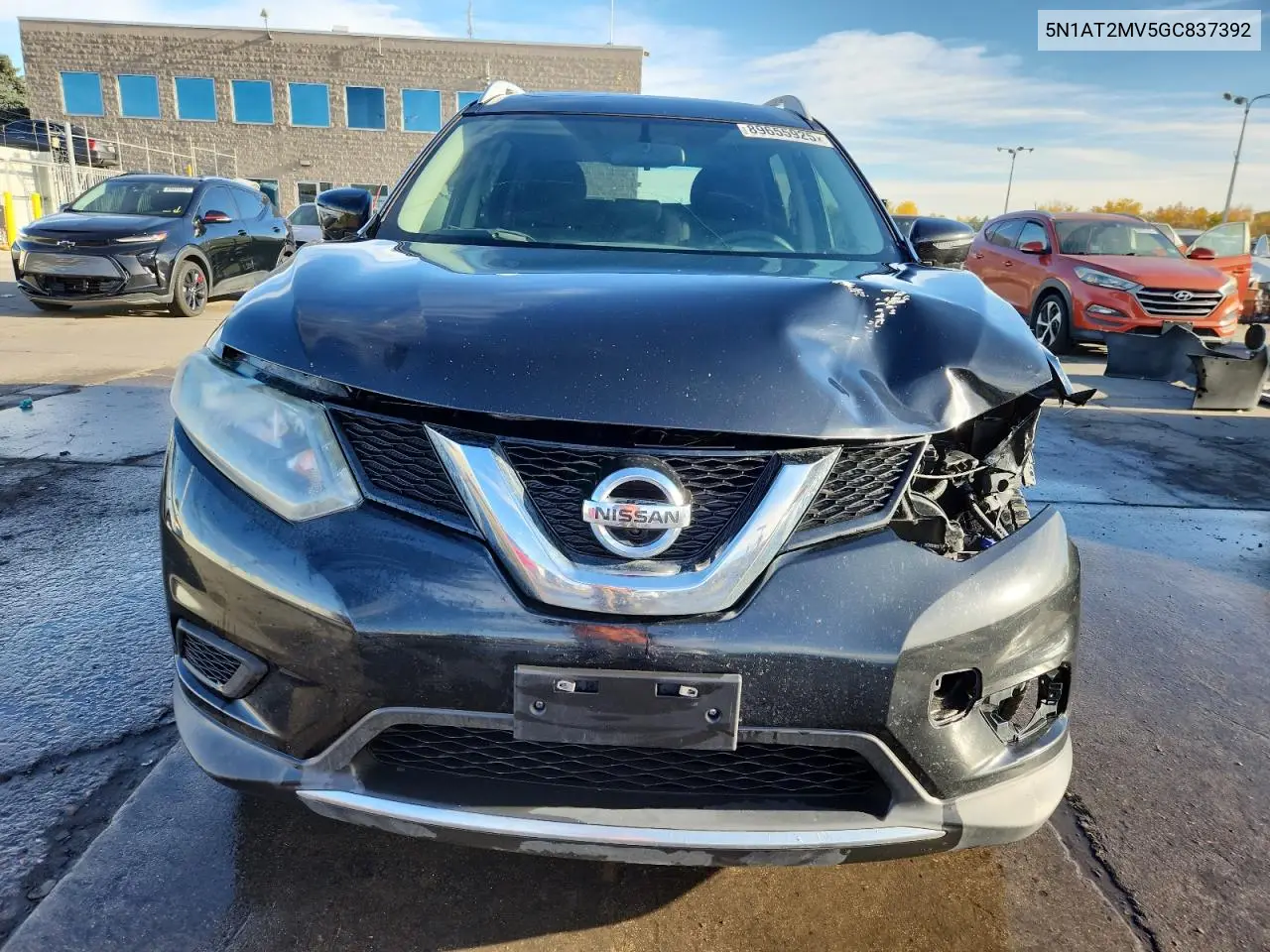 5N1AT2MV5GC837392 2016 Nissan Rogue S