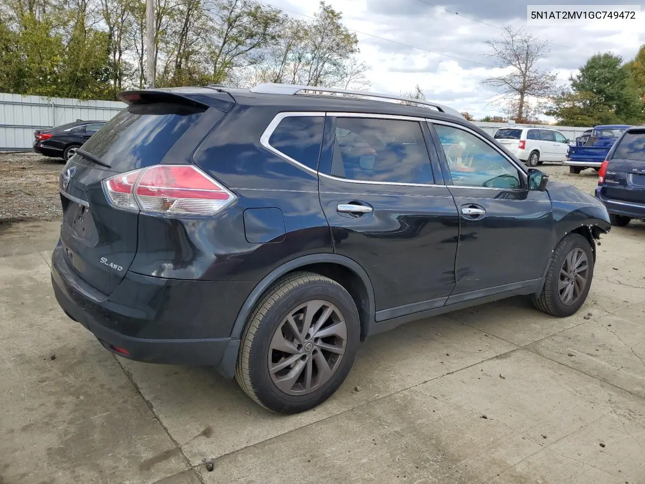 5N1AT2MV1GC749472 2016 Nissan Rogue S