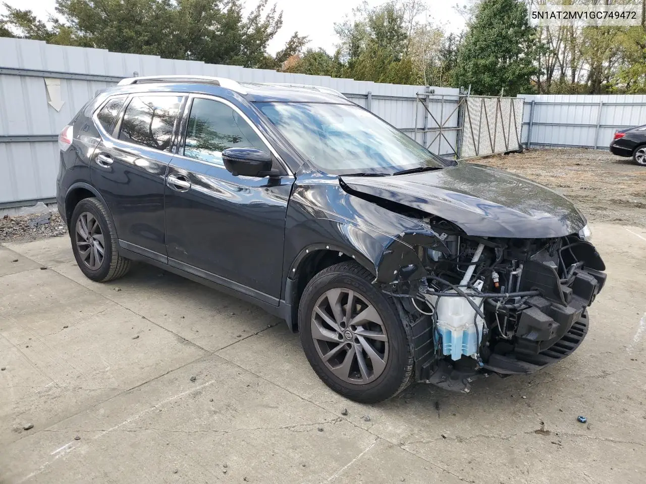 5N1AT2MV1GC749472 2016 Nissan Rogue S
