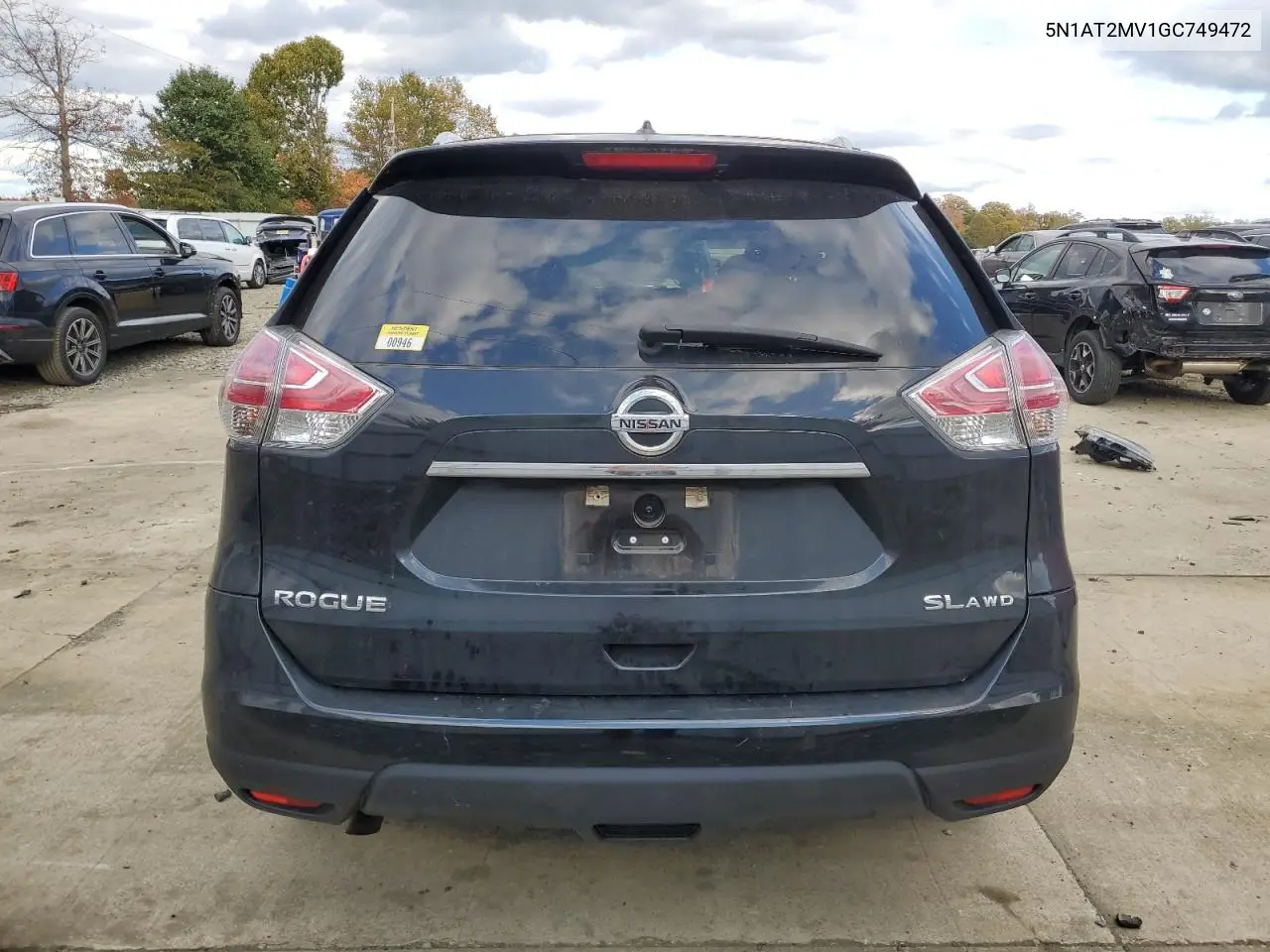 5N1AT2MV1GC749472 2016 Nissan Rogue S