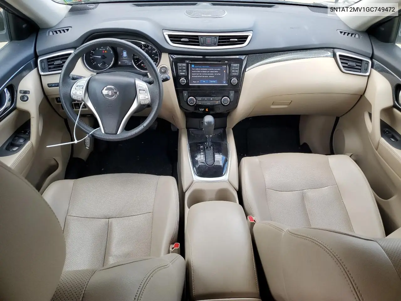 5N1AT2MV1GC749472 2016 Nissan Rogue S