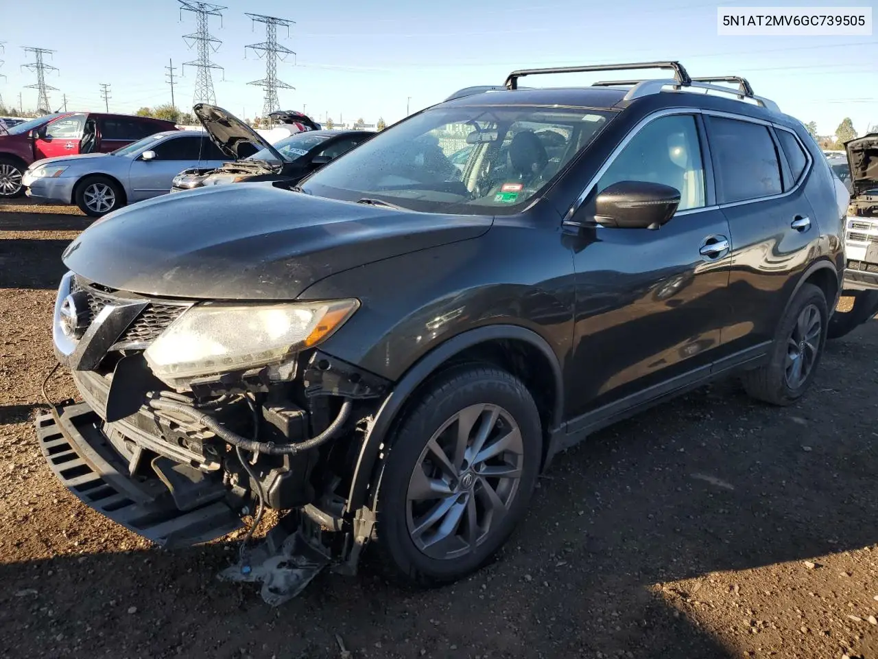5N1AT2MV6GC739505 2016 Nissan Rogue S