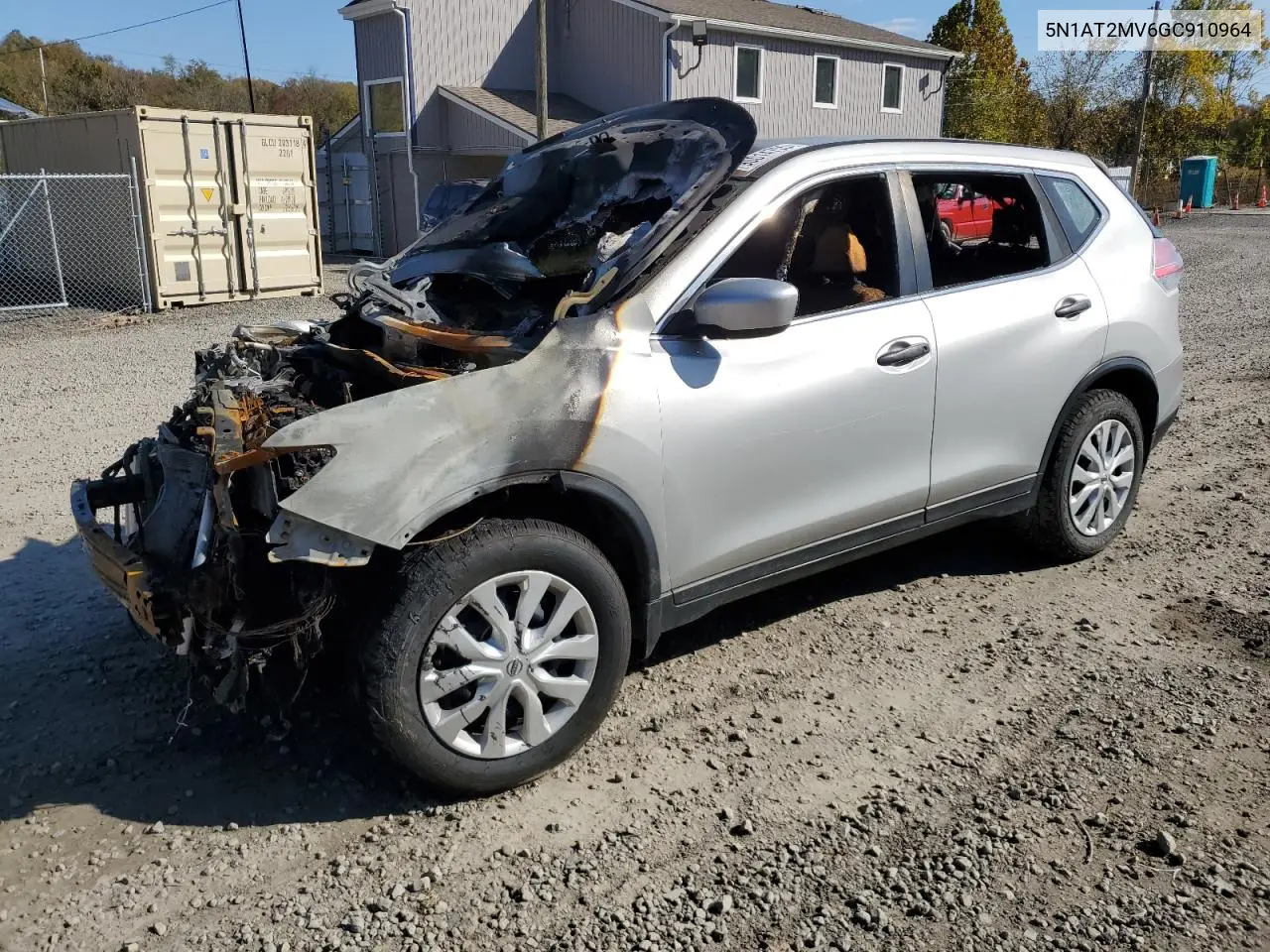5N1AT2MV6GC910964 2016 Nissan Rogue S