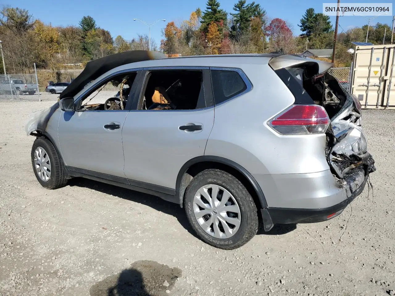 5N1AT2MV6GC910964 2016 Nissan Rogue S
