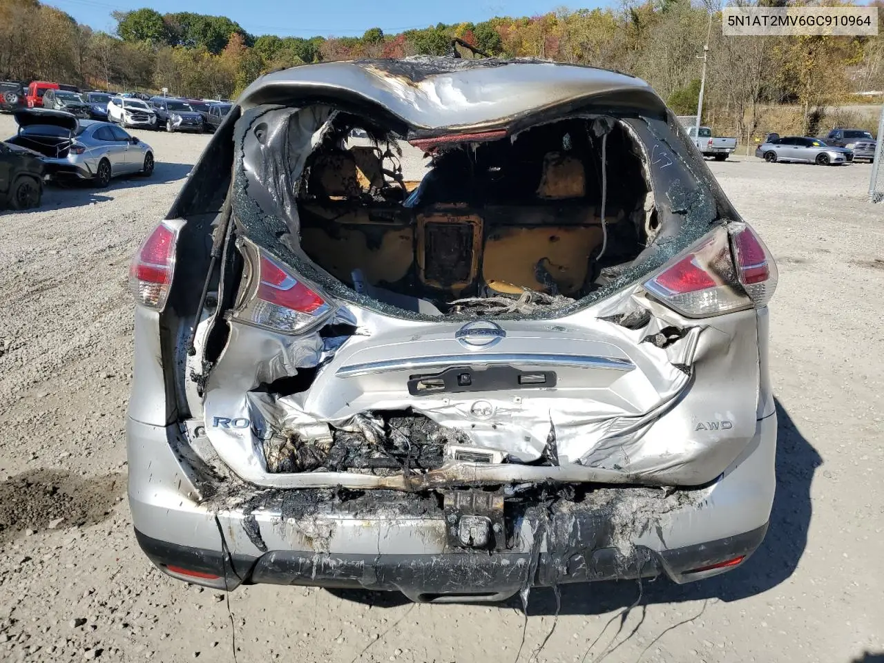 5N1AT2MV6GC910964 2016 Nissan Rogue S