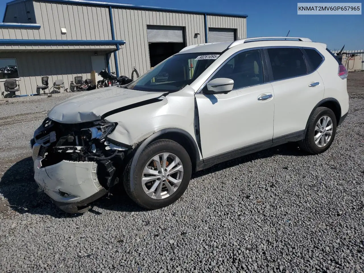 KNMAT2MV6GP657965 2016 Nissan Rogue S