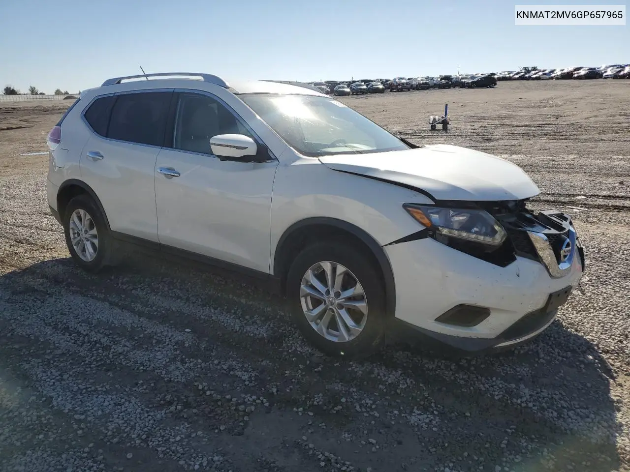 KNMAT2MV6GP657965 2016 Nissan Rogue S