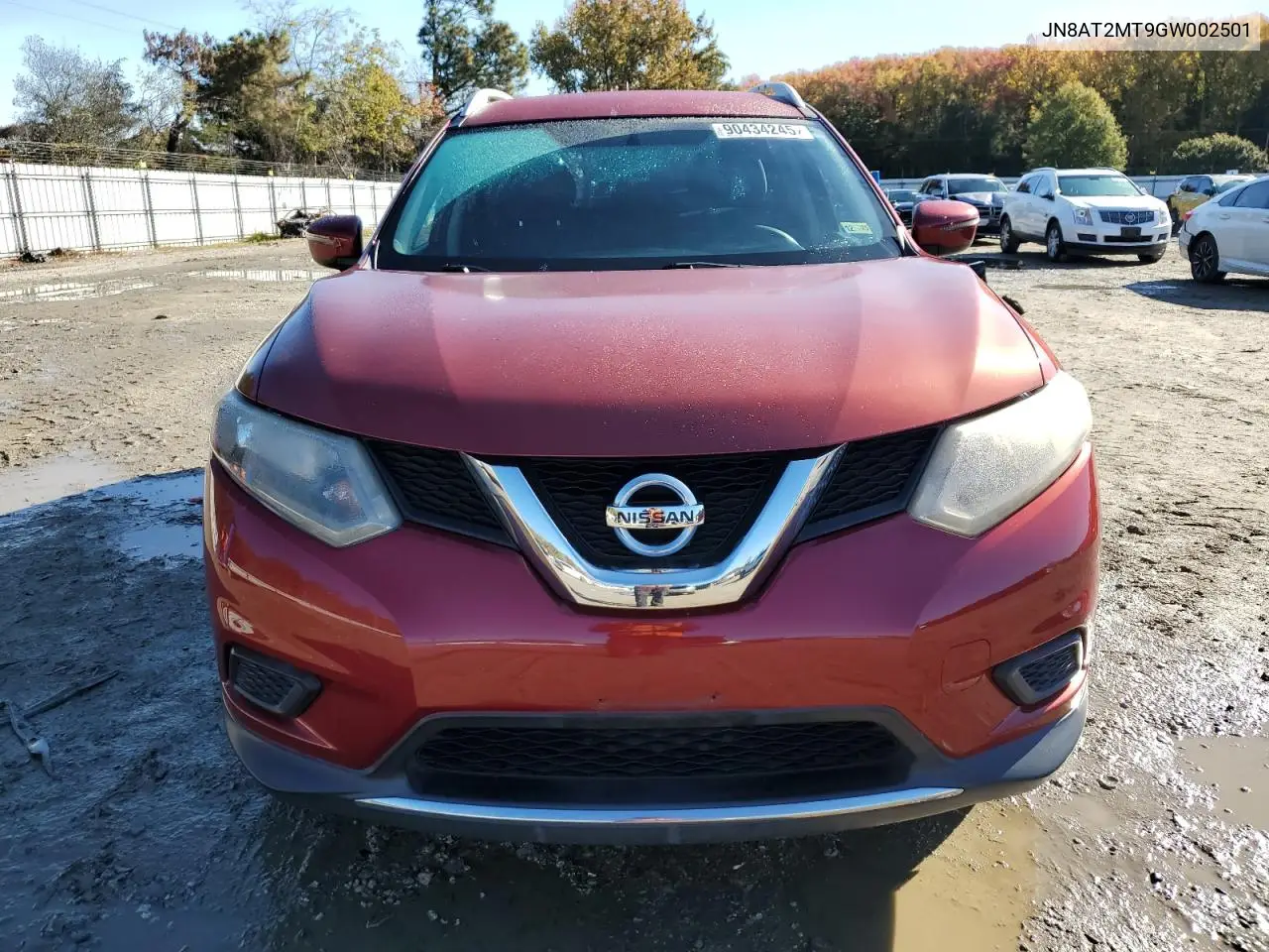 JN8AT2MT9GW002501 2016 Nissan Rogue S