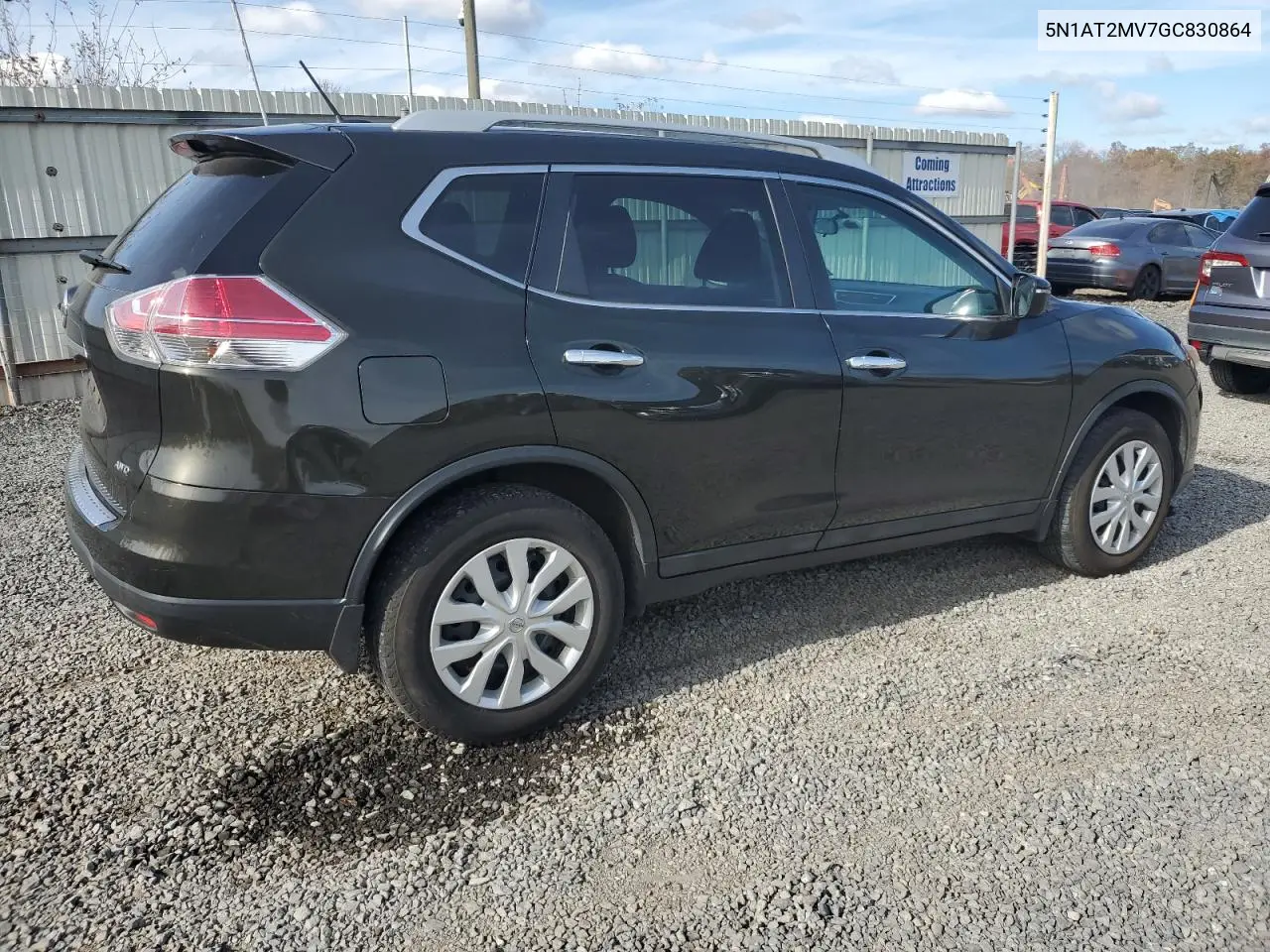 5N1AT2MV7GC830864 2016 Nissan Rogue S