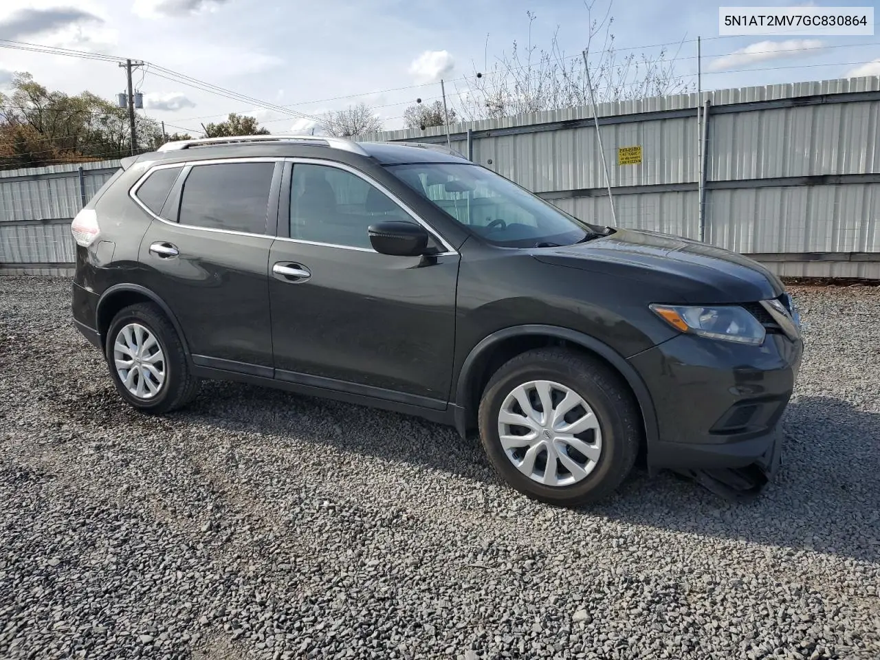 5N1AT2MV7GC830864 2016 Nissan Rogue S