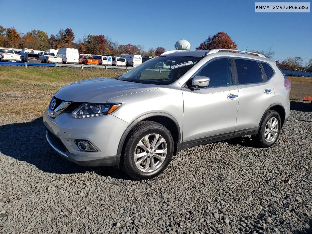 KNMAT2MV7GP685323 2016 Nissan Rogue S