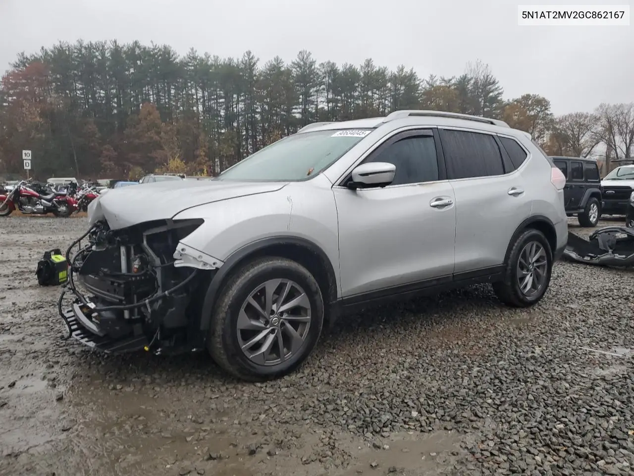 5N1AT2MV2GC862167 2016 Nissan Rogue S