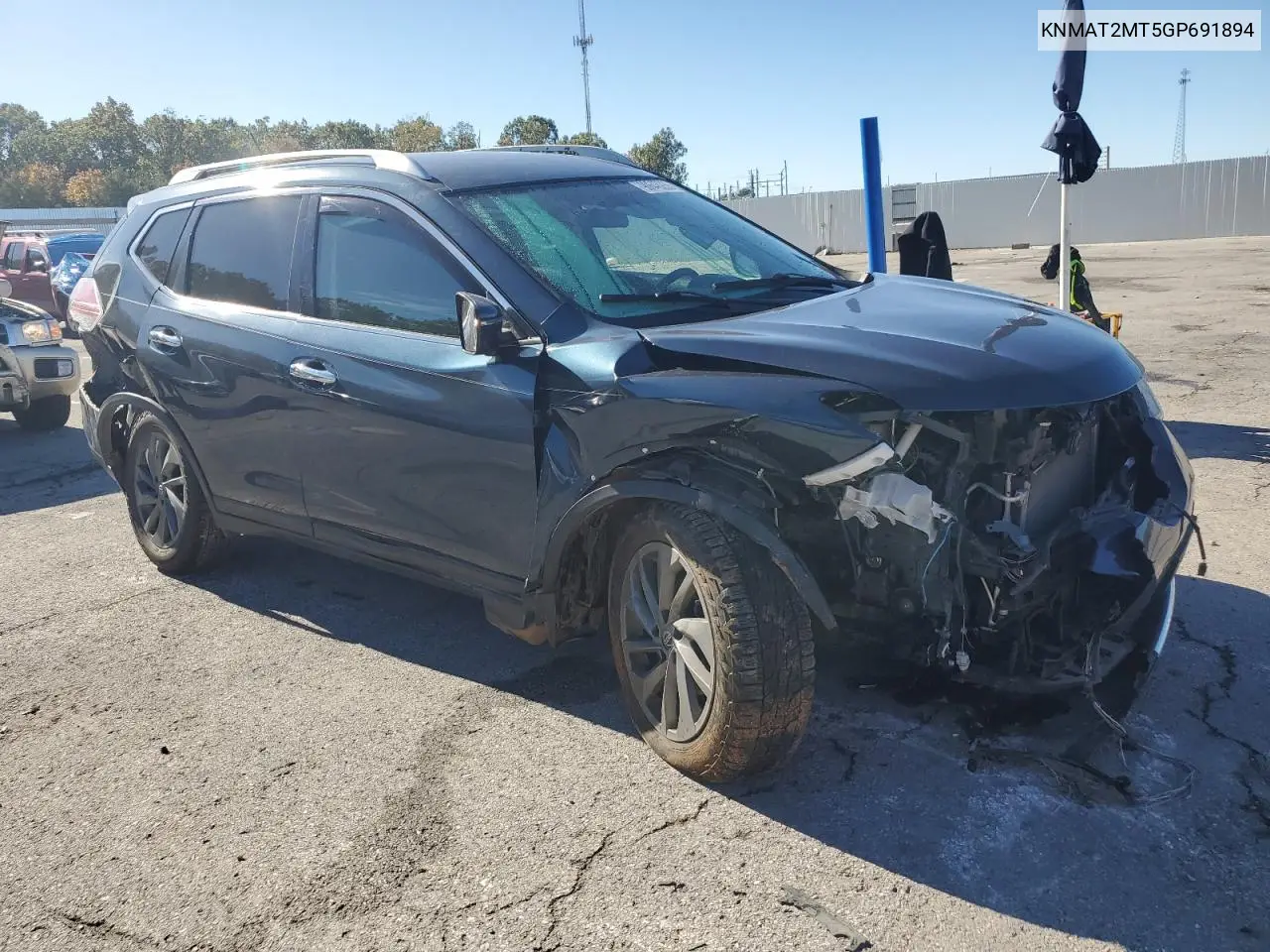 KNMAT2MT5GP691894 2016 Nissan Rogue S