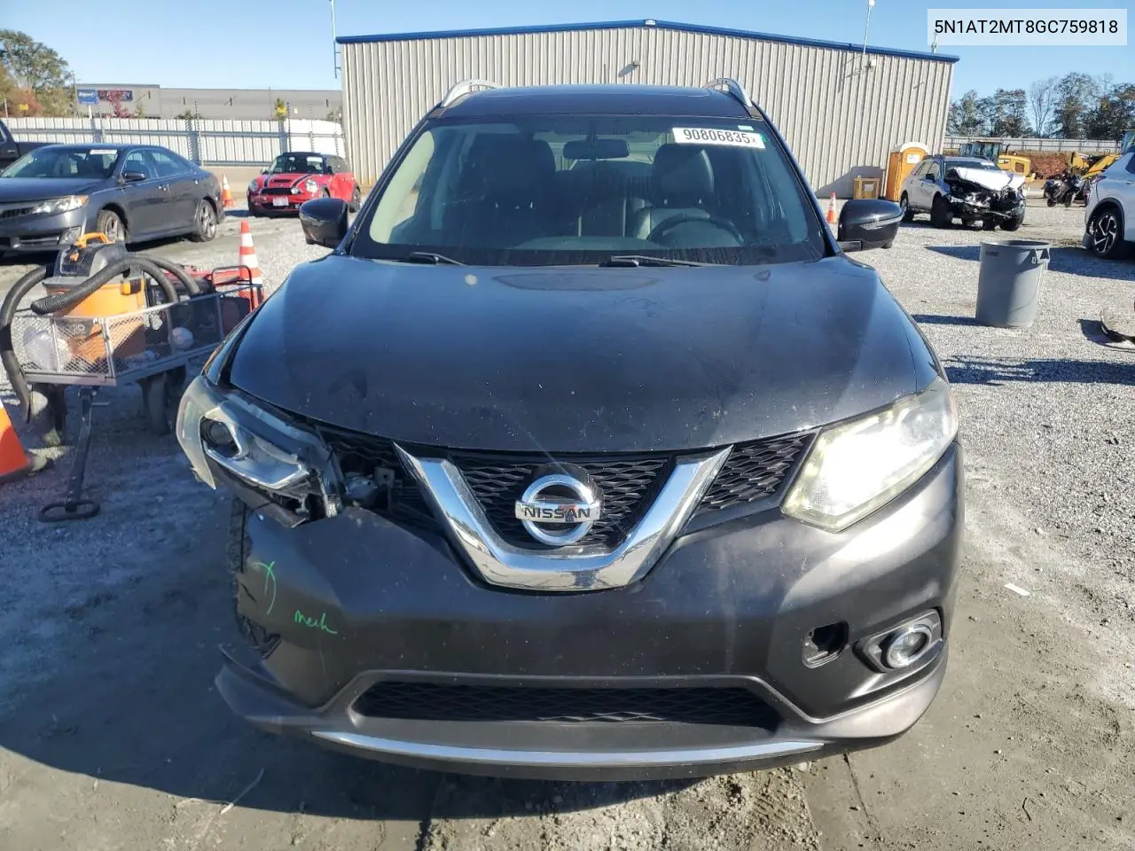 5N1AT2MT8GC759818 2016 Nissan Rogue S
