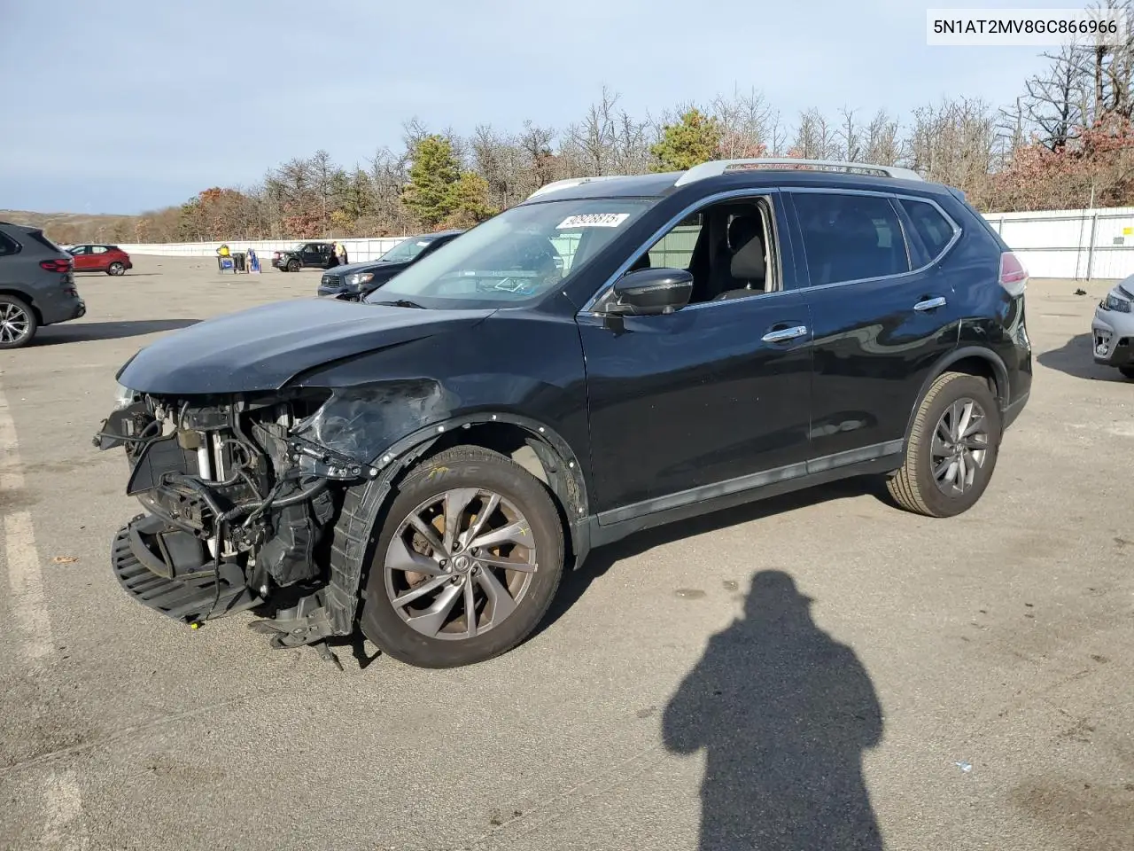 5N1AT2MV8GC866966 2016 Nissan Rogue S