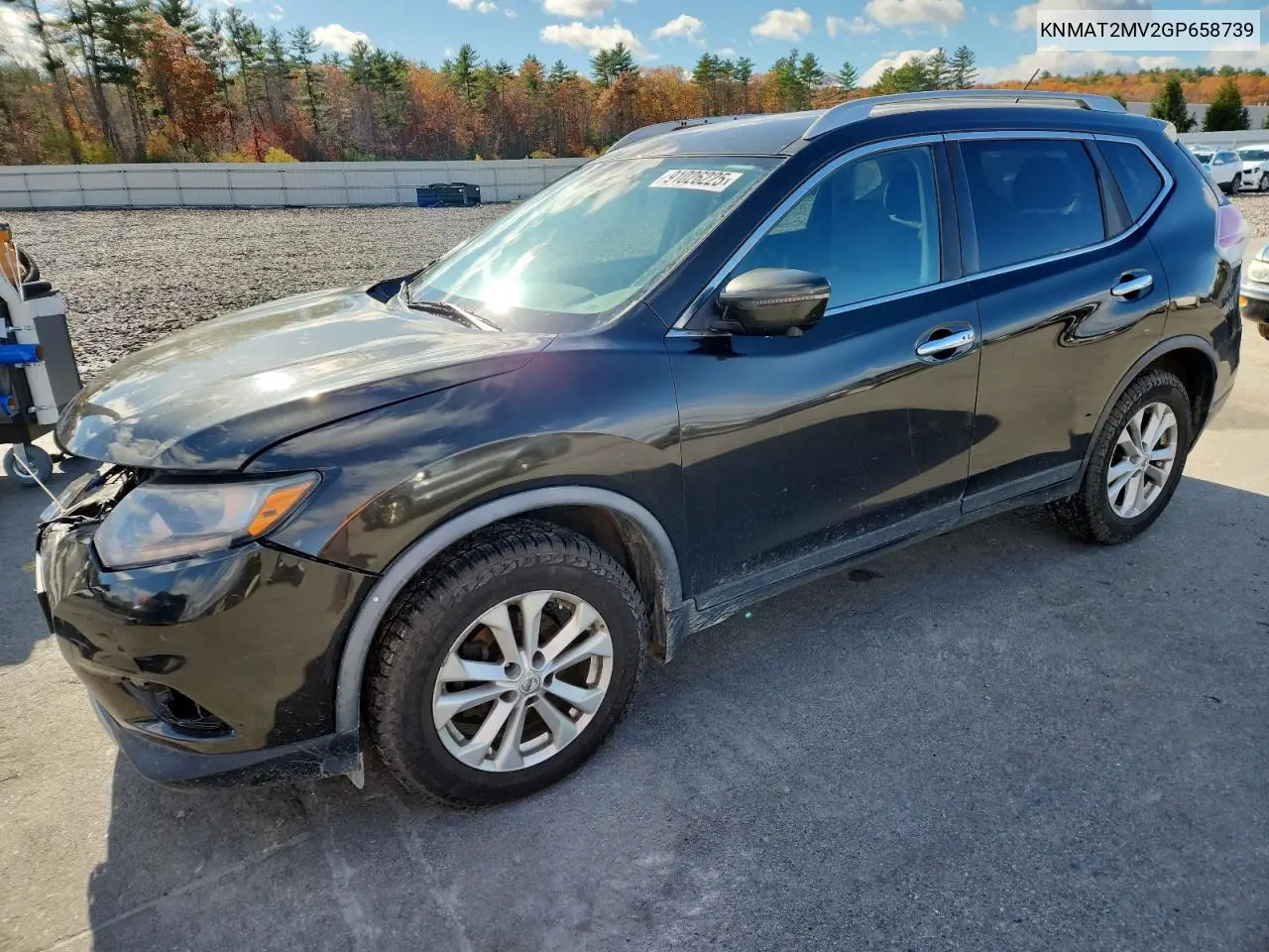 KNMAT2MV2GP658739 2016 Nissan Rogue S