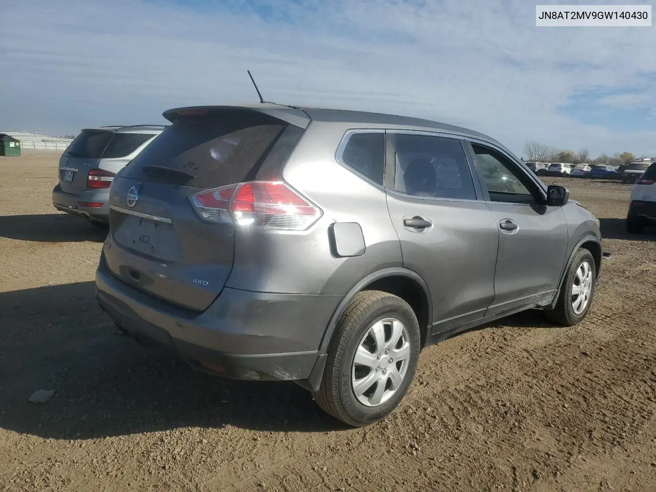 JN8AT2MV9GW140430 2016 Nissan Rogue S